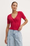 Morgan pulover MCOLOR culoarea roz, MCOLOR