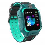 Cumpara ieftin Ceas Smartwatch Pentru Copii Xkids XK15 cu Functie Telefon, Apel monitorizare, Camera, Alarma, SOS, Incarcare magnetica, Verde