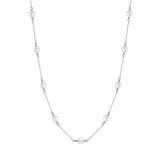 Cumpara ieftin Lantisor argint 925, JW1534, model perla, placat cu rodiu