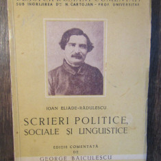 Scrieri politice, sociale și linguistice - Ioan Eliade-Rădulescu