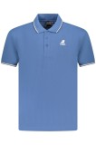 U.S. Grand POLO Tricou polo barbati cu logo brodat, cu detalii contrastante, din bumbac, Regular fit, albastru, S
