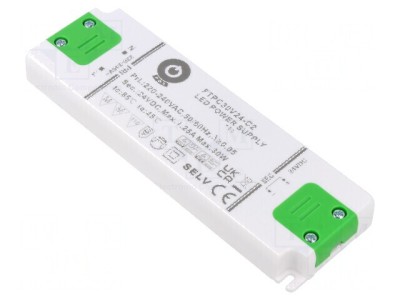 Alimentator LED 30W 24VDC 1,25A 198&amp;divide;264VAC - Model 1 foto