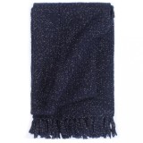Cumpara ieftin Pătură decorativă, bleumarin, 220 x 250 cm, lurex