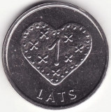 Moneda Letonia - 1 Lats 2011 - Inima
