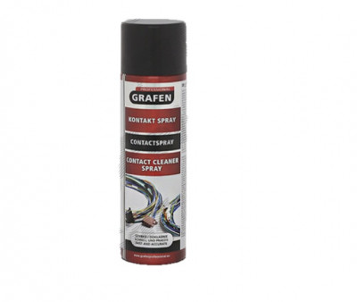 Spray curatat contacte electrice Grafen Professional GPCS500, 500ml foto