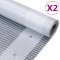 Prelate Leno, 2 buc., alb, 4x10 m, 260 g/m&sup2;