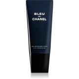 Chanel Bleu de Chanel Cleansing Gel 2-In-1 gel de curățare pentru ras si curatarea pielii pentru bărbați 100 ml