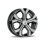 Jante aliaj AGT 17x6.5 ET40 5x114.3 negru polish pentru Dacia Renault Nissan