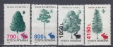 ROMANIA 1998 LP 1456 SPECII FORESTIERE SUPRATIPAR SERIE MNH