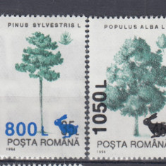 ROMANIA 1998 LP 1456 SPECII FORESTIERE SUPRATIPAR SERIE MNH