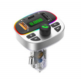 Modulator auto cu LED RGB, BT, FM, Handsfree, USB, QC668