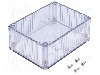 Carcasa policarbonat, 82mmx110mmx40mm, IP54, HAMMOND - 1591STCL
