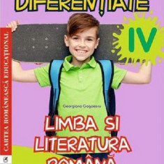 Limba si literatura romana clasa a IV-a. Fise de lucru diferentiate | Georgiana Gogoescu