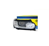 Far Land Rover Range Rover Sport, 05.2013-12.2017, montare fata, dreapta, bi-xenon; cu lumini de zi tip LED; D3S+LED; electric; cu bec xenon; cu moto, Magneti Marelli
