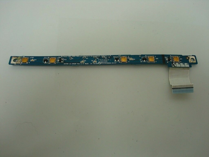 HP Compaq NC6400 Media Button Board w/ Cable LS-2952P