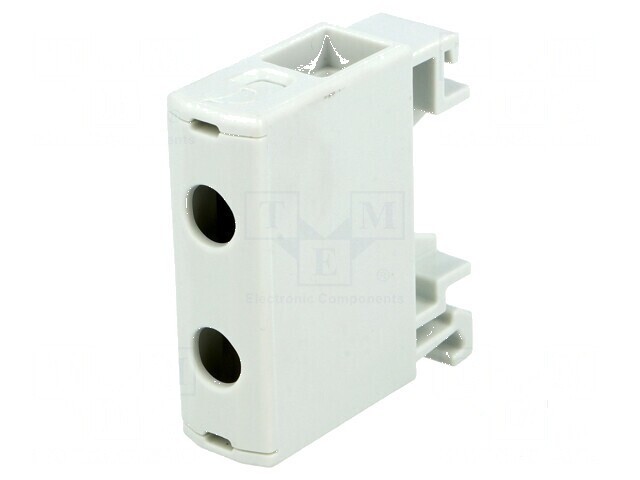 Term. &icirc;mbinare şine 1,5-16mm2 2 borne gri TS35 1kV