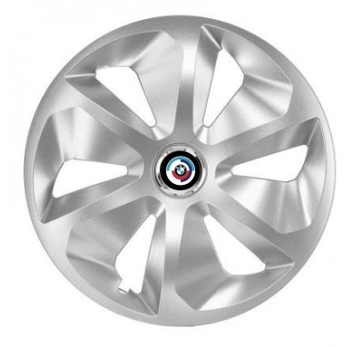 Set 4 capace roti pentru BMW Nou, model Roco Gray, R15 foto