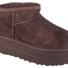 Cizme de iarna UGG Classic Ultra Mini Platform 1135092-BCDR maro