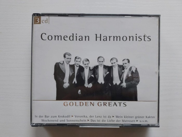 # Triplu CD, Comedy Harmonists &ndash; Golden Greats, 3CD, Disky &ndash; MP 901641