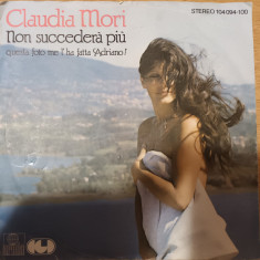 Disc Vinil 7# Claudia Mori - Non Succederà Più-Ariola- 104 094-100