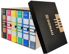 Container arhivare carton ondulat Donau 490 gsm cu capac detașabil 363 x 545 x
