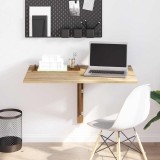 VidaXL Birou cu sertar și dulap, 100 x 40 x 73 cm, culoare stejar
