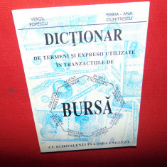 DICTIONARI DE TERMENI SI EXPRESII UTILIZATE IN TRANZACTIILE DE BURSA