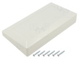 Carcasă Desktop ABS Gri Deschis 180x100x41.5mm, KRADEX