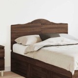 vidaXL Tăblie cap cu headboard Stejar &icirc;nchis 135 cm Lemn compozit 888019