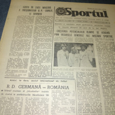 ZIARUL SPORTUL 29 AUGUST 1984