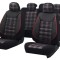 SET HUSE SCAUN SPORT NEGRU-ROSU