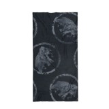 Bandana Multifunctionala Mammut Neck Gaiter Black-Phantom, Usoara, Respirabila, Elastică, Uscare Rapida, Microfibra Poliester, Marime Universala