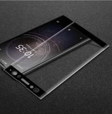 Folie Sticla Curbata 3D / Full Tempered Glass pentru Sony Xperia XA2 Ultra foto