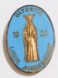 INSIGNA LICEUL NEAGOE BASARAB 1929 OLTENITA EDUCATIE INVATAMANT EMAIL RECE ( CITITI DESCRIEREA -ENUNTUL )