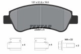 TEXTAR 2395401 Q+ set placute frana,frana disc