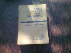 TABELE DE CUBAJ PENTRU LEMN ROTUND - AL. VENDEL foto