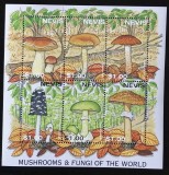 Ciuperci - Nevis 1997 - Coliță Set Complet 6 Timbre Mushrooms &amp; Fungi of the World CP1_II