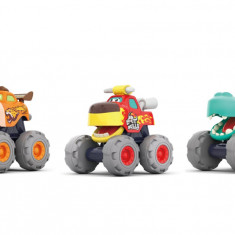 SET 3 MASINUTE BEBE MONSTER TRUCK SuperHeroes ToysZone