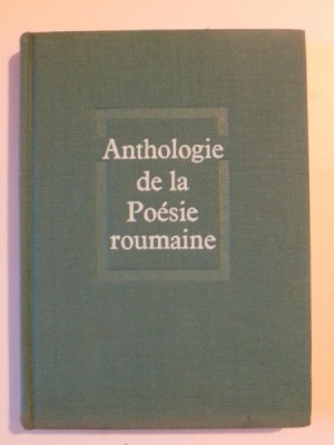 ANTHOLOGIE DE LA POESIE ROUMAINE , 1968 foto