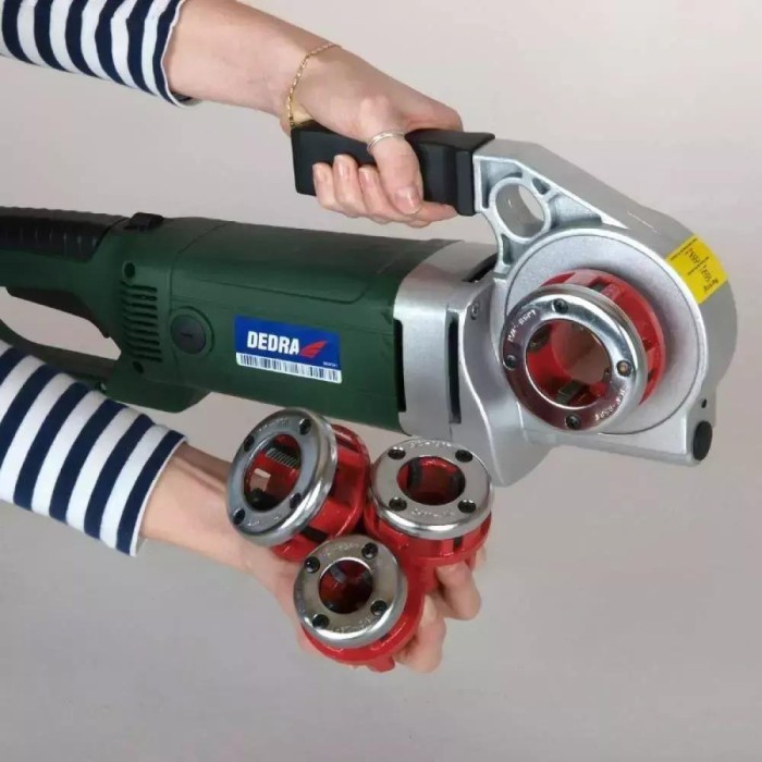 Set de lame cu cap de filetare de 1&amp;quot; pentru filetatorul electric model ded 7511, 4 buc