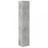 Dulap depozitare slim gri beton 40x42,5x225 cm lemn prelucrat