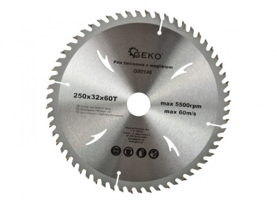 Disc pentru lemn 250x32x60T, GEKO G00146 foto