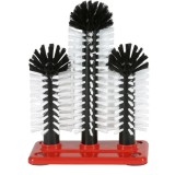 Perie de curățat, Perie sticle - GR-2 - 2 x 18 + 1 x 24 cm