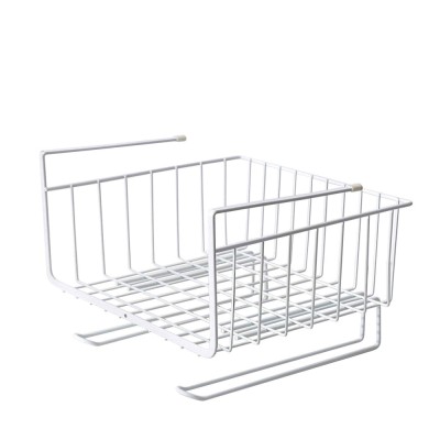 Cos suspendat sub raft, otel carbon, 29,5x24,5x18cm - Zokura foto