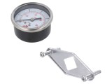 Manometru PNEUMAT M50A.NC006G18, 0-6 bar, 50mm, conexiune spate G1/8, carcasa otel, clasa 2.5