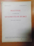 BULETINUL COMISIUNII MONUMENTELOR ISTORICE , PUBLICATIE TRIMESTRIALA , ANUL XXVII , FASCICOLA 82 , OCTOMBRE-DECEMBRE , Bucuresti 1934