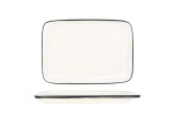 Bonna Placa de service - Linea Black - Por&Aring;&pound;elan - 23x16 cm - set de 2