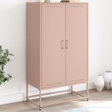 Gossi dulap inalt, roz, 68,5x38,5x123,5 cm, otel