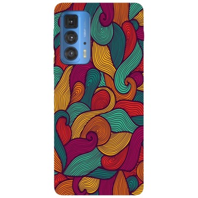 Husa compatibila cu Motorola Moto G51 5G model Psychedelic vectors, Silicon, TPU, Viceversa foto