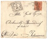 Italy 1898 Postal History Rare Cover Castiglione to Palmanova D.138